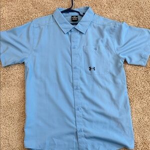 Under Armour boys Light Blue Casual Shirt
